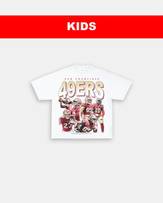 2022 49ERS - KIDS TEE - VIBRASĀ® VIBRAS - GRAPHIC TEES - GAME CHANGERS