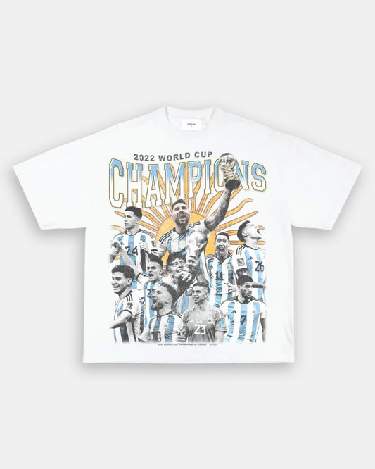 2022 WORLD CUP CHAMPIONS TEE - VIBRASĀ® VIBRAS - GRAPHIC TEES - GAME CHANGERS