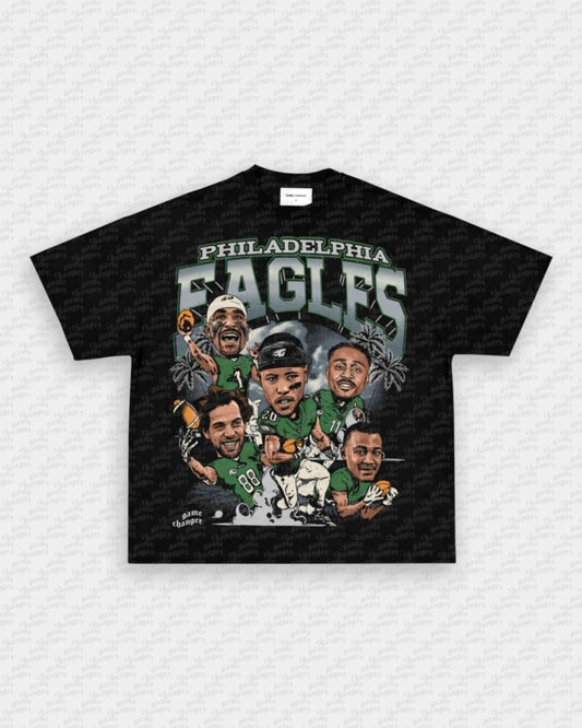 2024 BIG HEAD EAGLES V2 TEE - VIBRASĀ® VIBRAS - GRAPHIC TEES - GAME CHANGERS