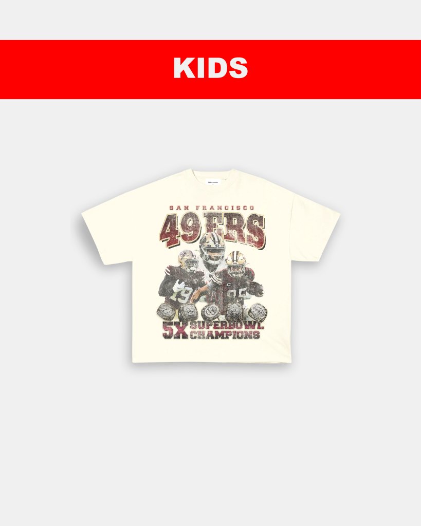 49ERS - KIDS TEE - VIBRAS® VIBRAS - GRAPHIC TEES - GAME CHANGERS