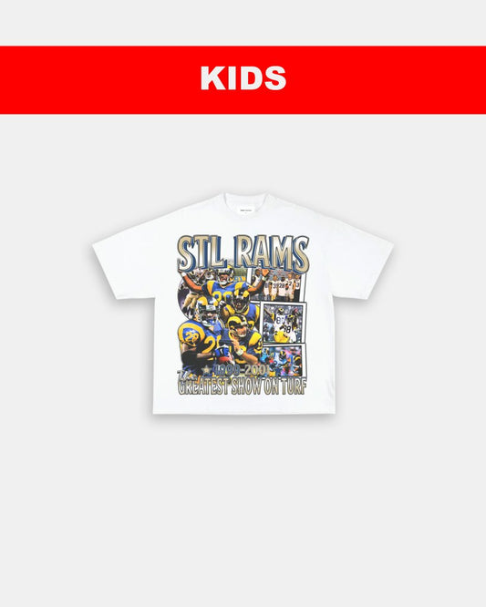 99 - 01 STL RAMS - KIDS TEE - VIBRASĀ® VIBRAS - GRAPHIC TEES - GAME CHANGERS