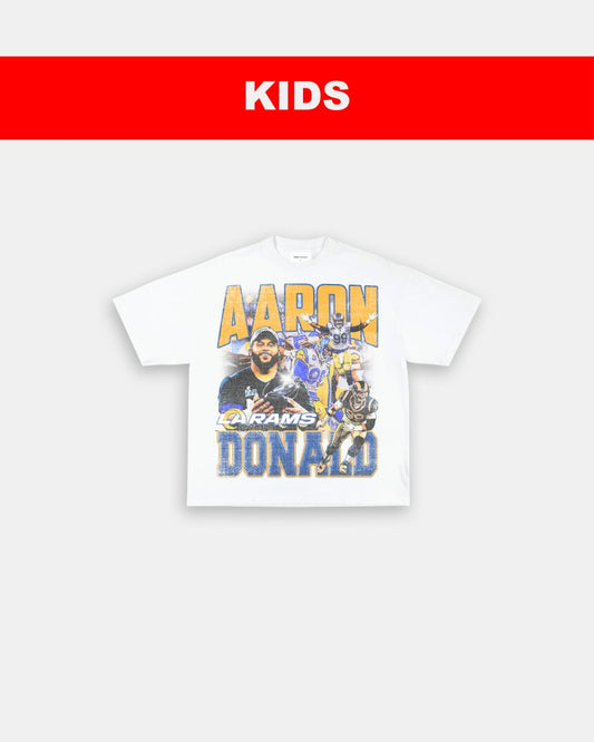 AARON DONALD 2 - KIDS TEE - VIBRASĀ® VIBRAS - GRAPHIC TEES - GAME CHANGERS