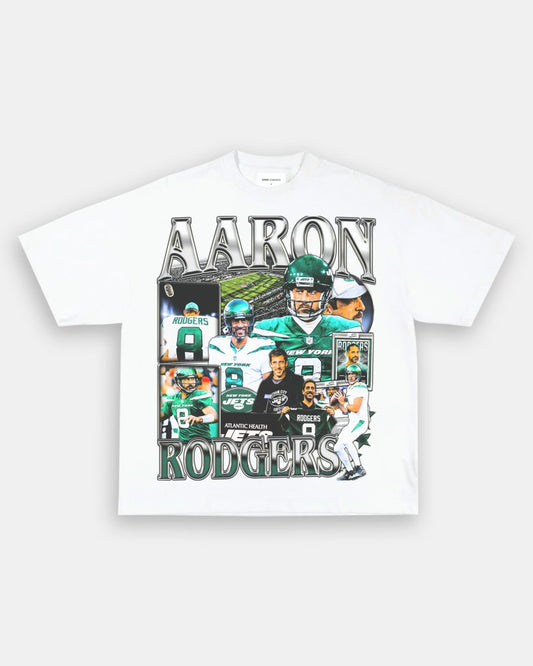 AARON RODGERS - JETS TEE - VIBRASĀ® VIBRAS - GRAPHIC TEES - GAME CHANGERS