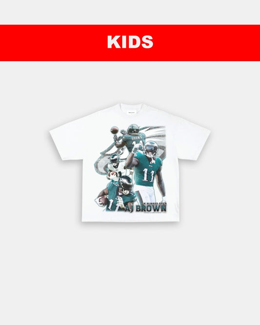 AJ BROWN - KIDS TEE - VIBRASĀ® VIBRAS - GRAPHIC TEES - GAME CHANGERS
