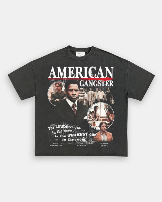 AMERICAN GANGSTER TEE - VIBRASĀ® VIBRAS - GRAPHIC TEES - GAME CHANGERS
