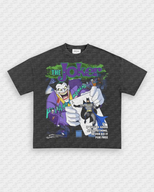 ANIMATED JOKER V2 TEE - VIBRASĀ® VIBRAS - GRAPHIC TEES - GAME CHANGERS