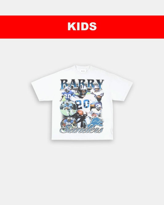 BARRY SANDERS - KIDS TEE - VIBRASĀ® VIBRAS - GRAPHIC TEES - GAME CHANGERS