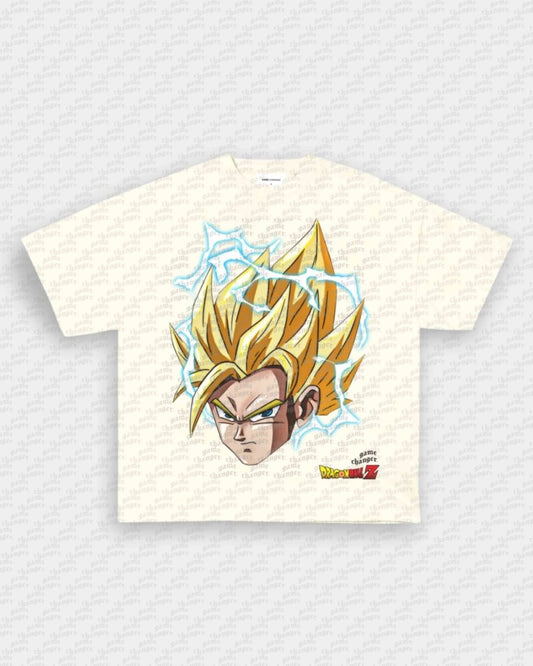 BIG FACE SSJ GOKU TEE - VIBRASĀ® VIBRAS - GRAPHIC TEES - GAME CHANGERS
