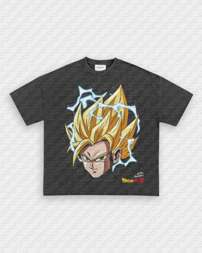 BIG FACE SSJ GOKU TEE - VIBRAS® VIBRAS - GRAPHIC TEES - GAME CHANGERS