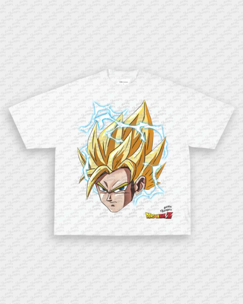 BIG FACE SSJ GOKU TEE - VIBRAS® VIBRAS - GRAPHIC TEES - GAME CHANGERS