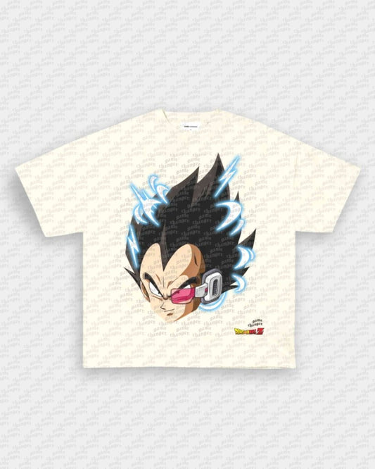 BIG FACE VEGETA TEE - VIBRASĀ® VIBRAS - GRAPHIC TEES - GAME CHANGERS