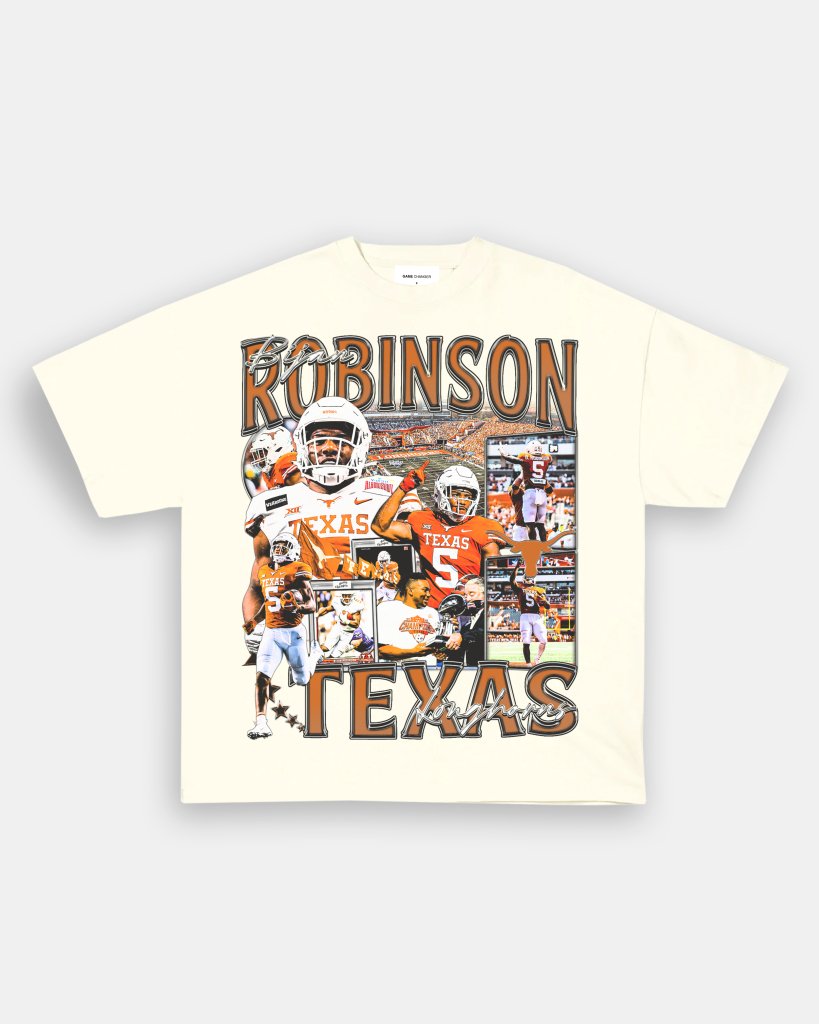 BIJAN ROBINSON - TEXAS TEE - VIBRAS® VIBRAS - GRAPHIC TEES - GAME CHANGERS