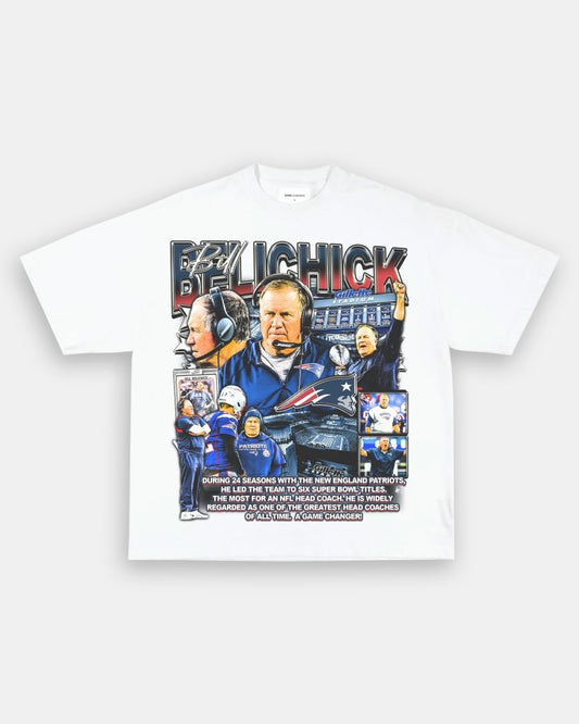 BILL BELICHICK TEE - VIBRASĀ® VIBRAS - GRAPHIC TEES - GAME CHANGERS