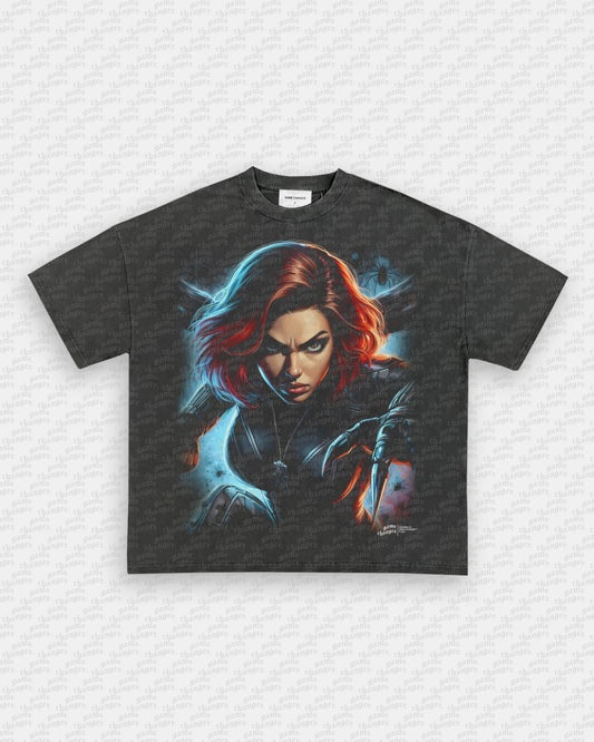 BLACK WIDOW TEE - VIBRASĀ® VIBRAS - GRAPHIC TEES - GAME CHANGERS