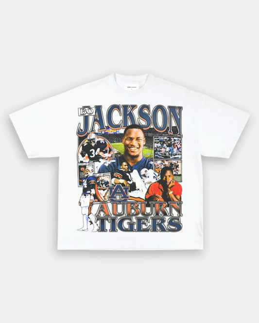 BO JACKSON - AUBURN TEE - VIBRASĀ® VIBRAS - GRAPHIC TEES - GAME CHANGERS
