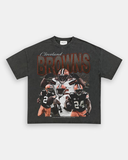BROWNS TEE - VIBRASĀ® VIBRAS - GRAPHIC TEES - GAME CHANGERS