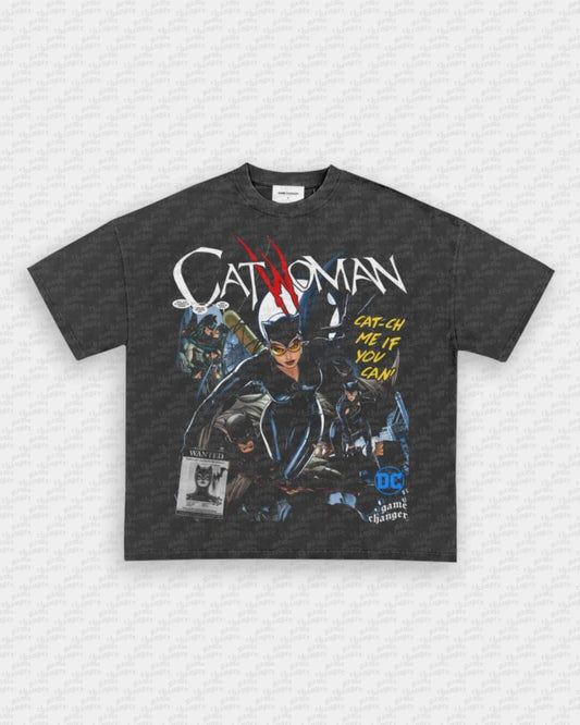 CATWOMAN V2 TEE - VIBRASĀ® VIBRAS - GRAPHIC TEES - GAME CHANGERS