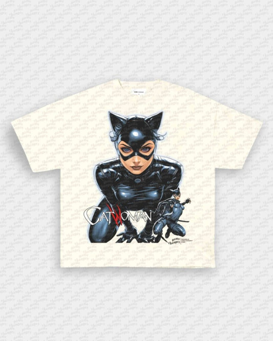 CATWOMAN V3 TEE - VIBRASĀ® VIBRAS - GRAPHIC TEES - GAME CHANGERS