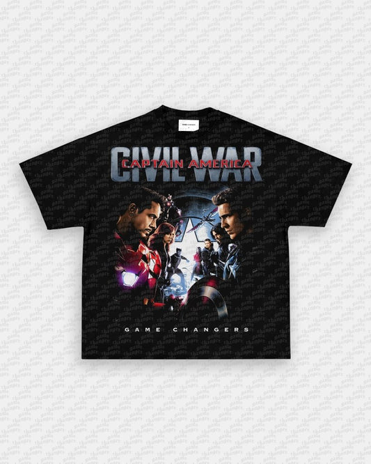 CIVIL WAR V2 TEE - VIBRASĀ® VIBRAS - GRAPHIC TEES - GAME CHANGERS