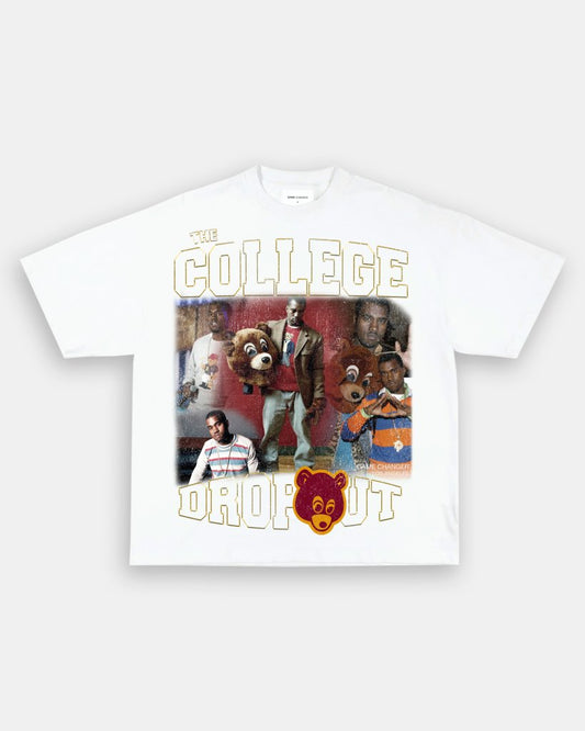 COLLEGE DROPOUT TEE - VIBRASĀ® VIBRAS - GRAPHIC TEES - GAME CHANGERS
