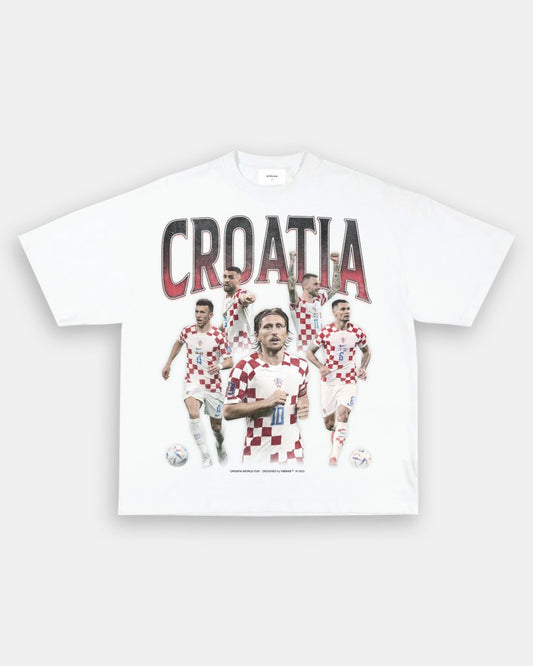 CROATIA WORLD CUP TEE - VIBRASĀ® VIBRAS - GRAPHIC TEES - GAME CHANGERS