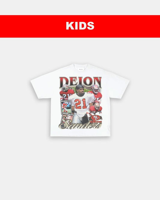 DEION SANDERS 49ERS - KIDS TEE - VIBRASĀ® VIBRAS - GRAPHIC TEES - GAME CHANGERS