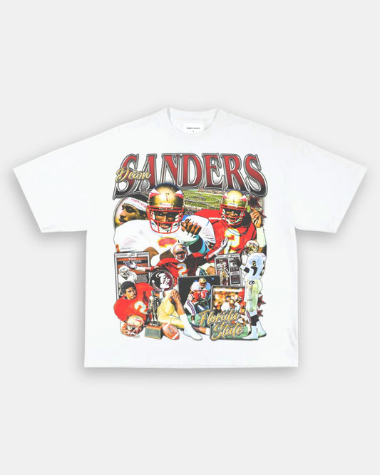 DEION SANDERS - FSU TEE - VIBRASĀ® VIBRAS - GRAPHIC TEES - GAME CHANGERS