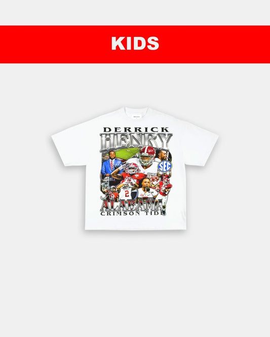 DERRICK HENRY - ALABAMA - KIDS TEE - VIBRASĀ® VIBRAS - GRAPHIC TEES - GAME CHANGERS