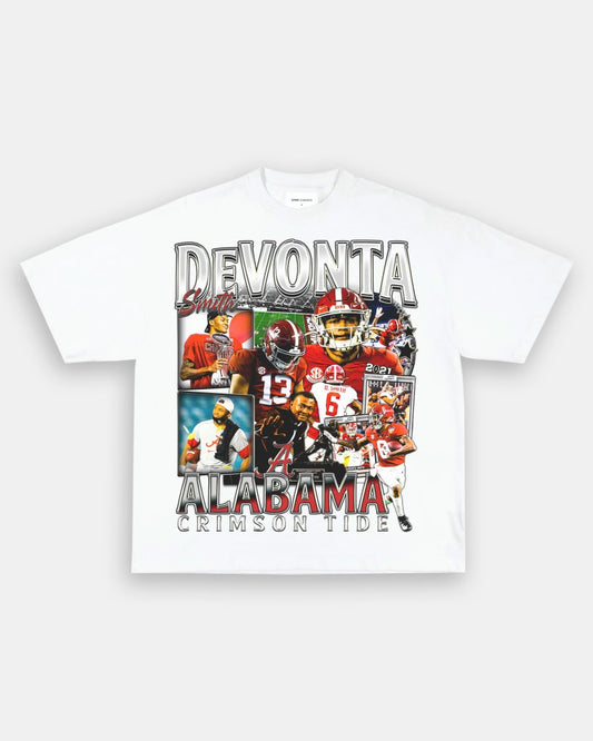 DEVONTA SMITH - ALABAMA TEE - VIBRASĀ® VIBRAS - GRAPHIC TEES - GAME CHANGERS