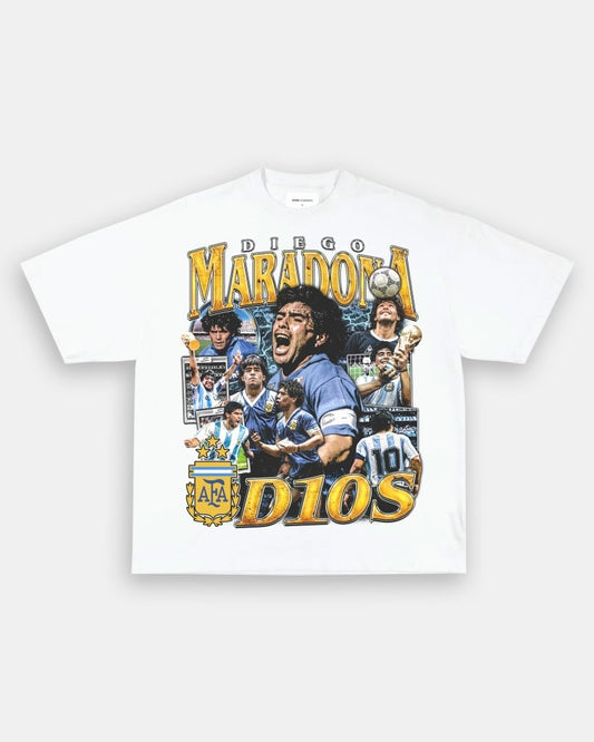 DIEGO MARADONA TEE - VIBRASĀ® VIBRAS - GRAPHIC TEES - GAME CHANGERS