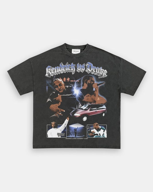 DRAKE VS KDOT V4 TEE - VIBRASĀ® VIBRAS - GRAPHIC TEES - GAME CHANGERS