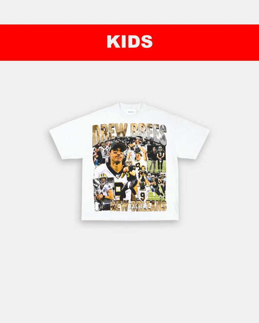 DREW BREES - KIDS TEE - VIBRASĀ® VIBRAS - GRAPHIC TEES - GAME CHANGERS