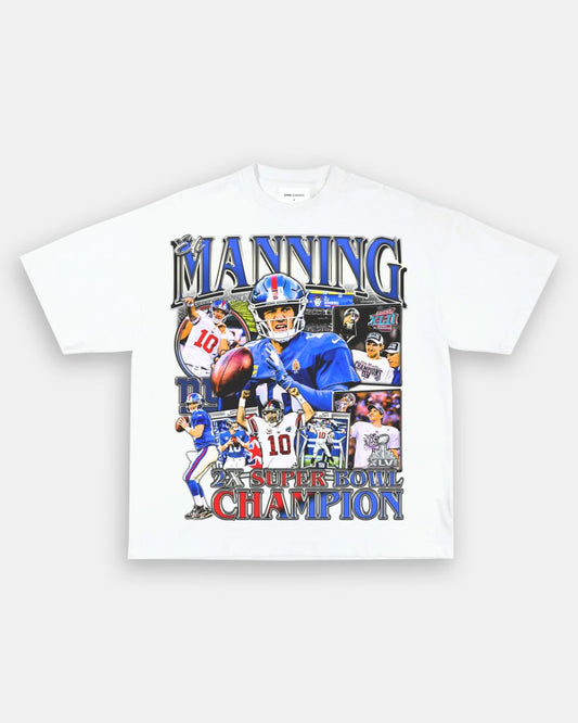 ELI MANNING TEE - VIBRASĀ® VIBRAS - GRAPHIC TEES - GAME CHANGERS