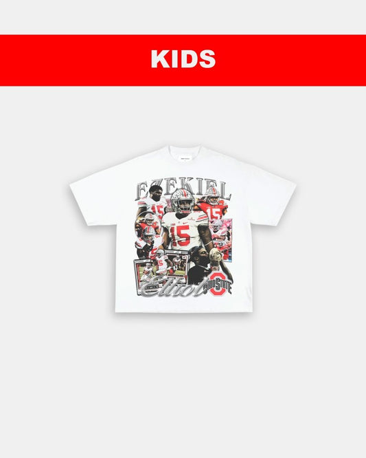 EZEKIEL ELLIOT - OSU - KIDS TEE - VIBRASĀ® VIBRAS - GRAPHIC TEES - GAME CHANGERS
