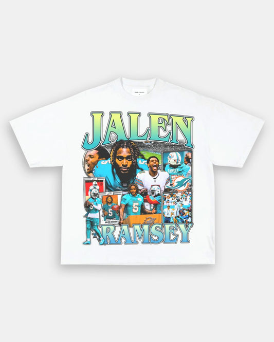 JALEN RAMSEY - DOLPHINS TEE - VIBRASĀ® VIBRAS - GRAPHIC TEES - GAME CHANGERS
