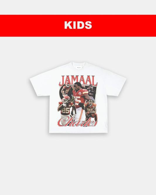 JAMAAL CHARLES - KIDS TEE - VIBRASĀ® VIBRAS - GRAPHIC TEES - GAME CHANGERS