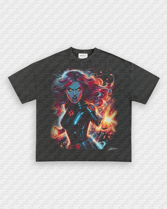 JEAN GREY TEE - VIBRASĀ® VIBRAS - GRAPHIC TEES - GAME CHANGERS