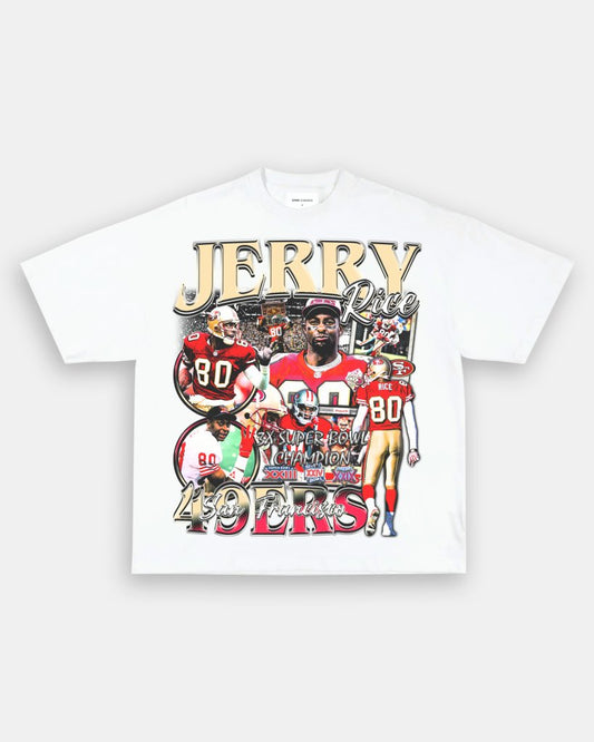JERRY RICE TEE - VIBRASĀ® VIBRAS - GRAPHIC TEES - GAME CHANGERS
