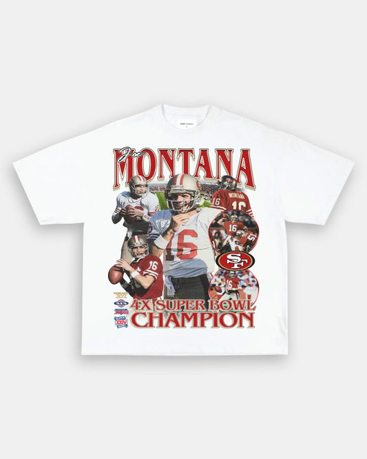 JOE MONTANA TEE - VIBRASĀ® VIBRAS - GRAPHIC TEES - GAME CHANGERS