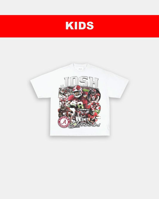 JOSH JACOBS - ALABAMA - KIDS TEE - VIBRASĀ® VIBRAS - GRAPHIC TEES - GAME CHANGERS
