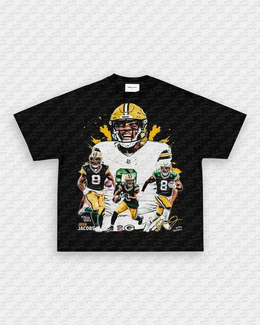 JOSH JACOBS - PACKERS TEE - VIBRASĀ® VIBRAS - GRAPHIC TEES - GAME CHANGERS