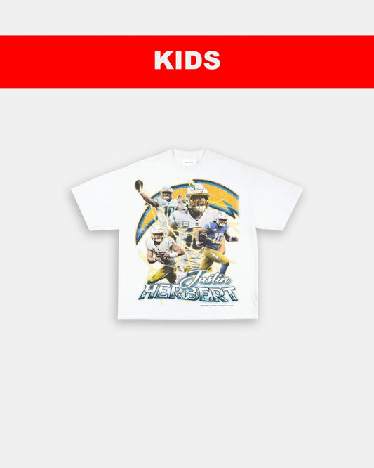 JUSTIN HERBERT - KIDS TEE - VIBRASĀ® VIBRAS - GRAPHIC TEES - GAME CHANGERS