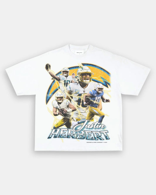 JUSTIN HERBERT TEE - VIBRASĀ® VIBRAS - GRAPHIC TEES - GAME CHANGERS