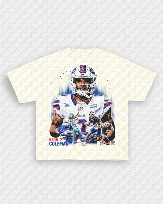 KEON COLEMAN - BILLS TEE - VIBRASĀ® VIBRAS - GRAPHIC TEES - GAME CHANGERS