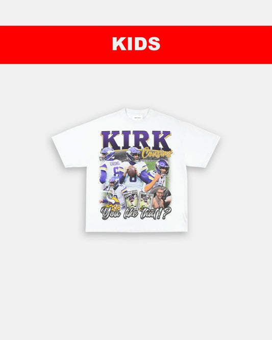 KIRK COUSINS - KIDS TEE - VIBRASĀ® VIBRAS - GRAPHIC TEES - GAME CHANGERS