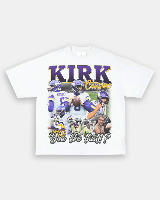 KIRK COUSINS TEE - VIBRASĀ® VIBRAS - GRAPHIC TEES - GAME CHANGERS