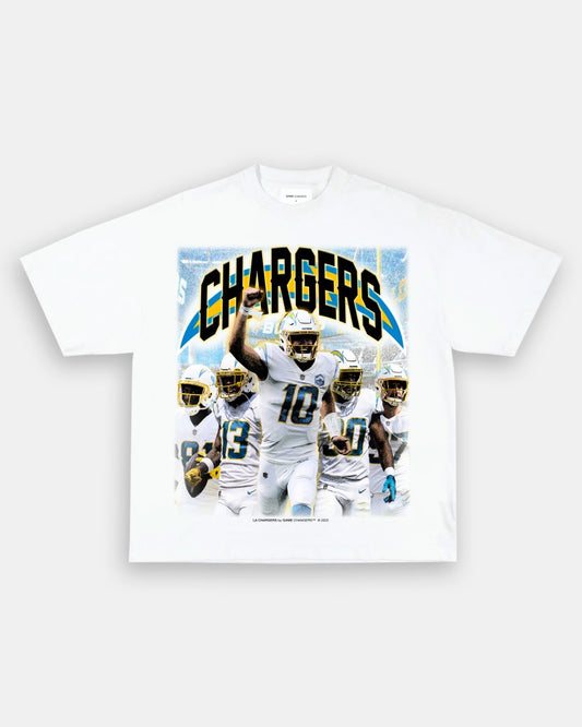 LA CHARGERS TEE - VIBRASĀ® VIBRAS - GRAPHIC TEES - GAME CHANGERS