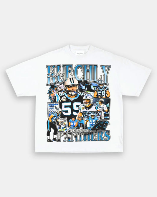 LUKE KUECHLY TEE - VIBRASĀ® VIBRAS - GRAPHIC TEES - GAME CHANGERS