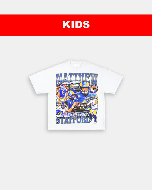 MATTHEW STAFFORD - KIDS TEE - VIBRASĀ® VIBRAS - GRAPHIC TEES - GAME CHANGERS