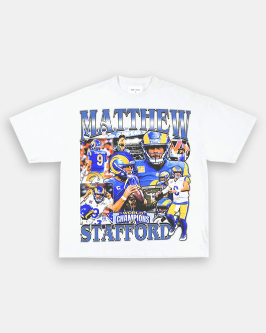 MATTHEW STAFFORD TEE - VIBRASĀ® VIBRAS - GRAPHIC TEES - GAME CHANGERS